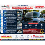 CÁCH THỨC ĐỂ GIỮ 1 TẤM KÍNH Ô TÔ LUÔN SÁNG 