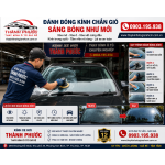 Đánh Bóng Kính Chắn Gió Sáng Bóng