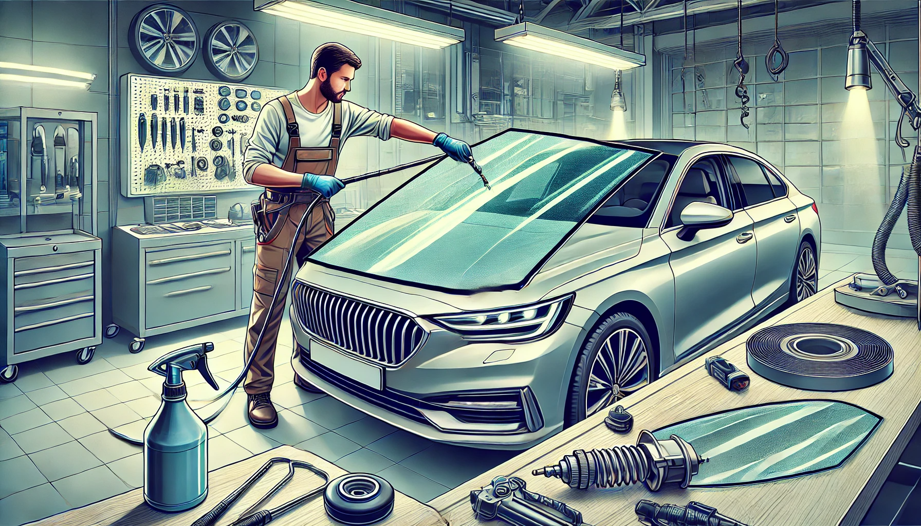 Lắp Ráp Kính Xe Hơi Các Loại