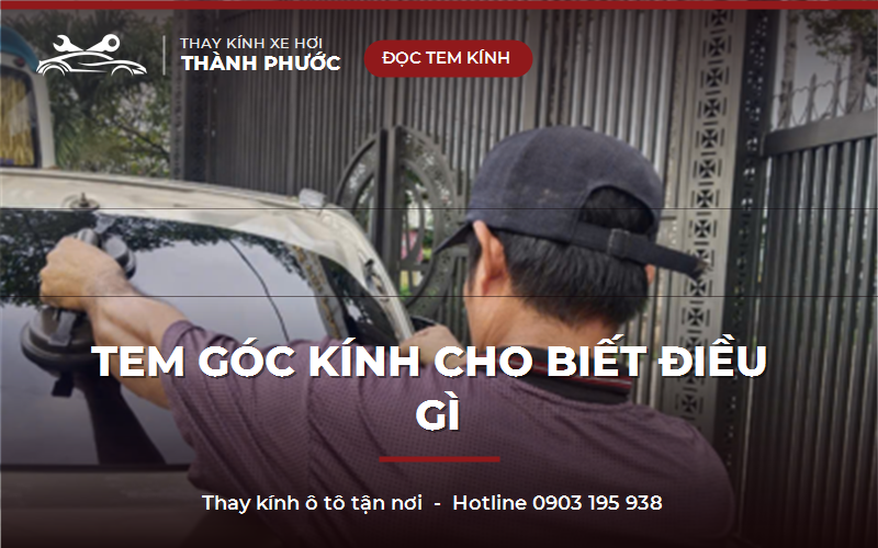 Đọc tem góc kính ô tô