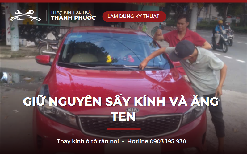 Giữ nguyên sấy kính và ăng ten
