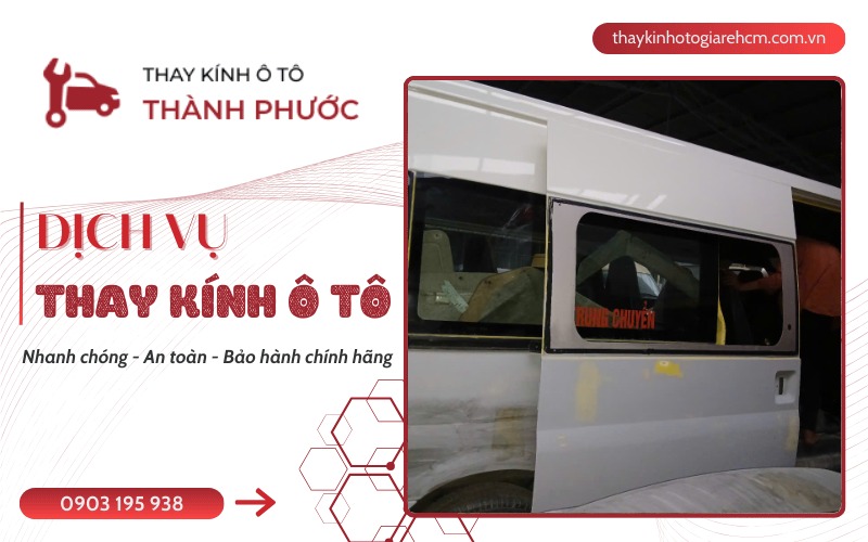 thay kính lưng ô tô