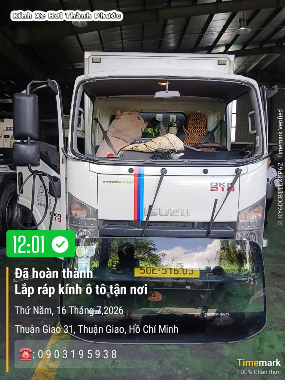 CÁCH XỬ LÝ KÍNH CHẮN GIÓ BỊ NỨT NHẸ