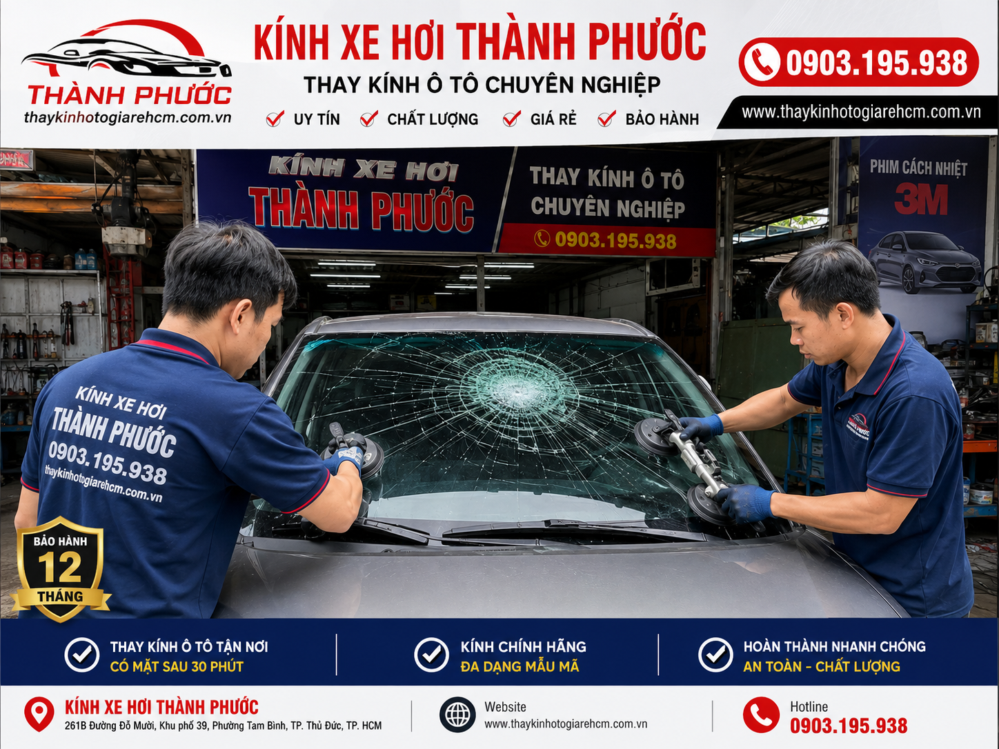 CHUYÊN THAY KÍNH Ô TÔ KHI BỊ BỂ KÍNH CHẮN GIÓ