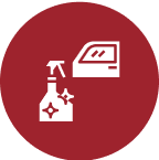 Làm sạch khu vực khung xe